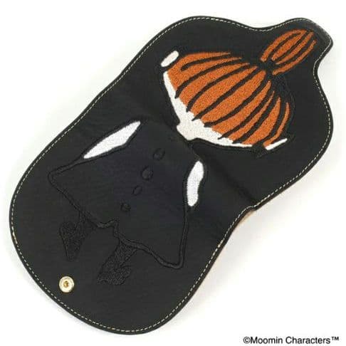 MOOMIN キタムラ コラボ リトルミイの二折り財布 ブラック