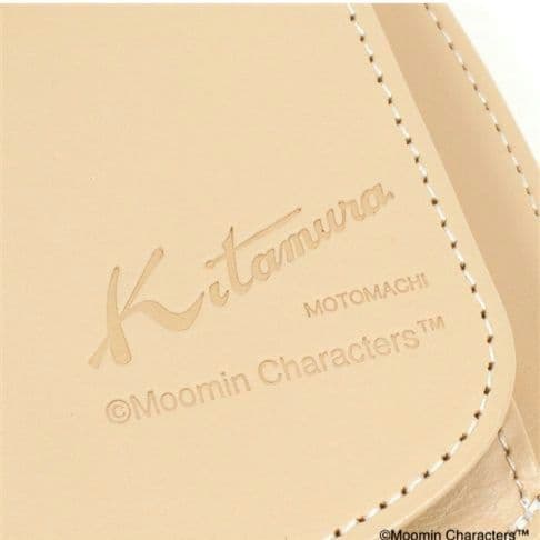 MOOMIN キタムラ コラボ リトルミイの二折り財布 ブラック