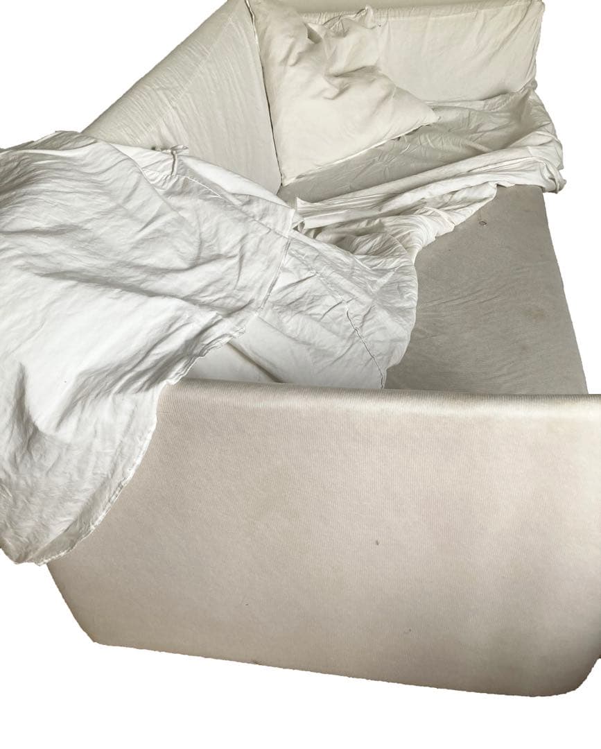 GERVASONI GHOST SOFA 10 LINO BIANCO ソファ