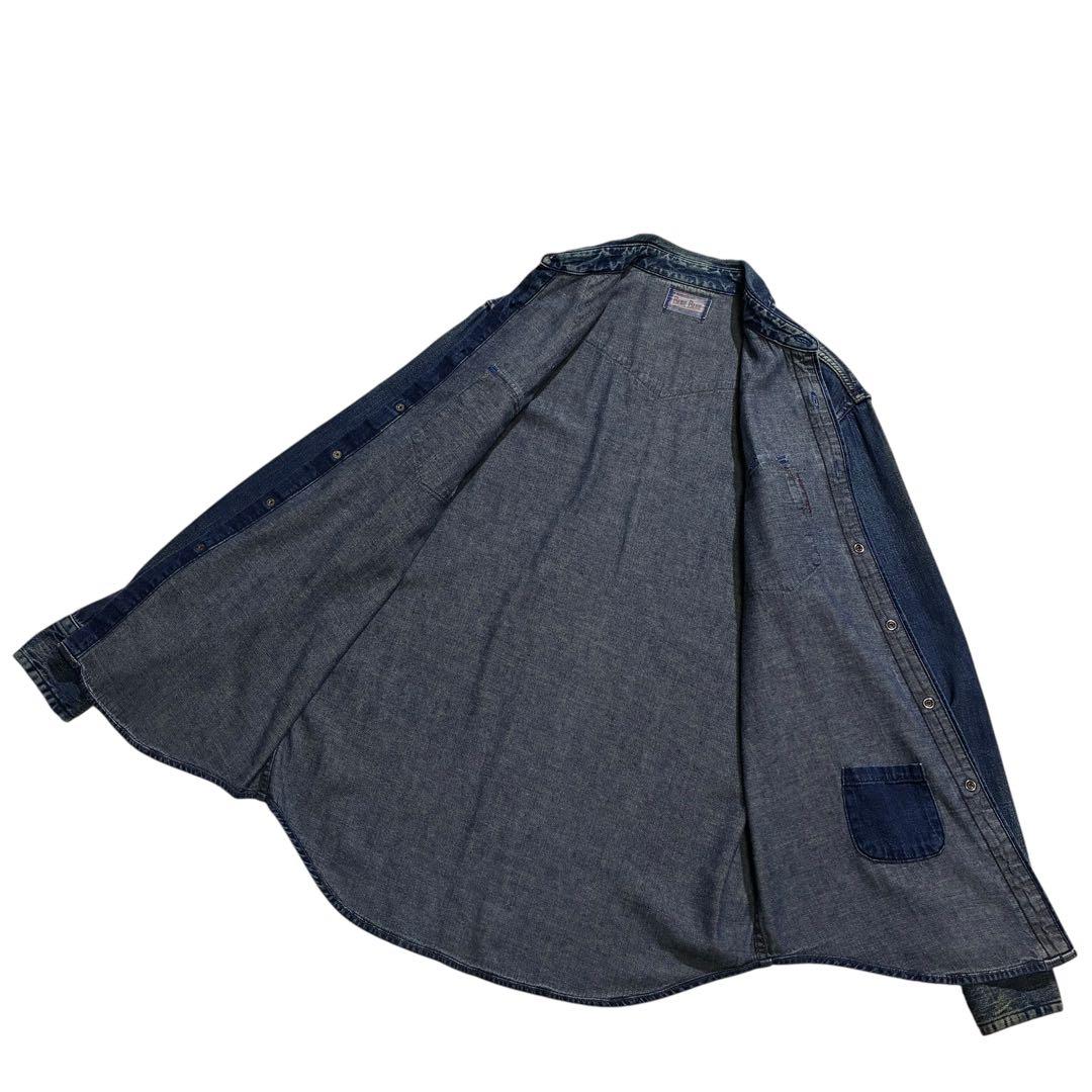 BLUE BLUE ウエスタン デニムシャツ M リメイク インディゴ 日本製