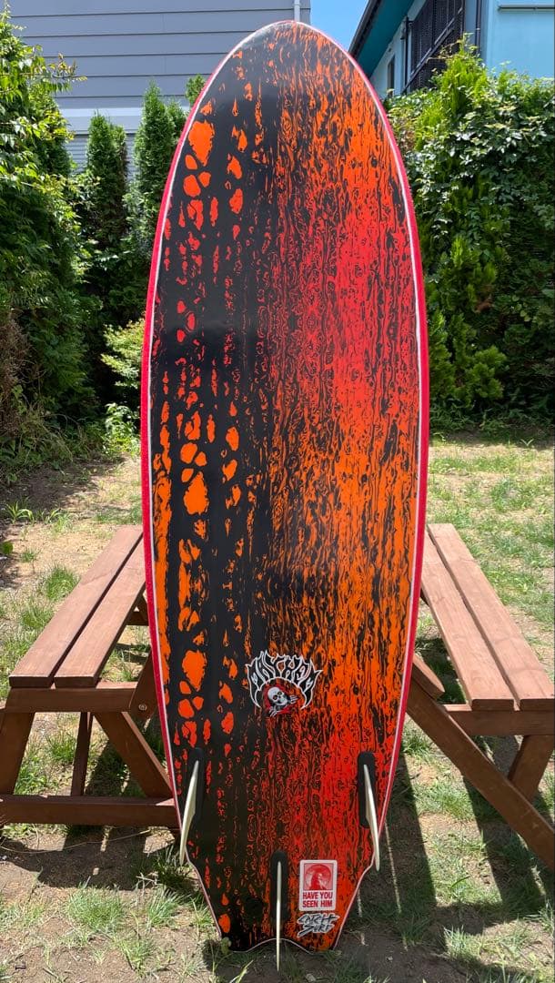 Mayhem&Odysea 6’0ソフトボード　オレンジ黒グラデーション