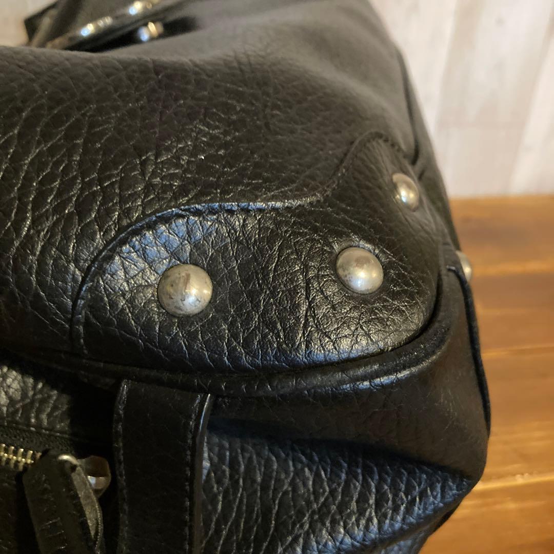 【希少】MARY QUANT 本革　肩掛け可　マリークワント　トートバッグ