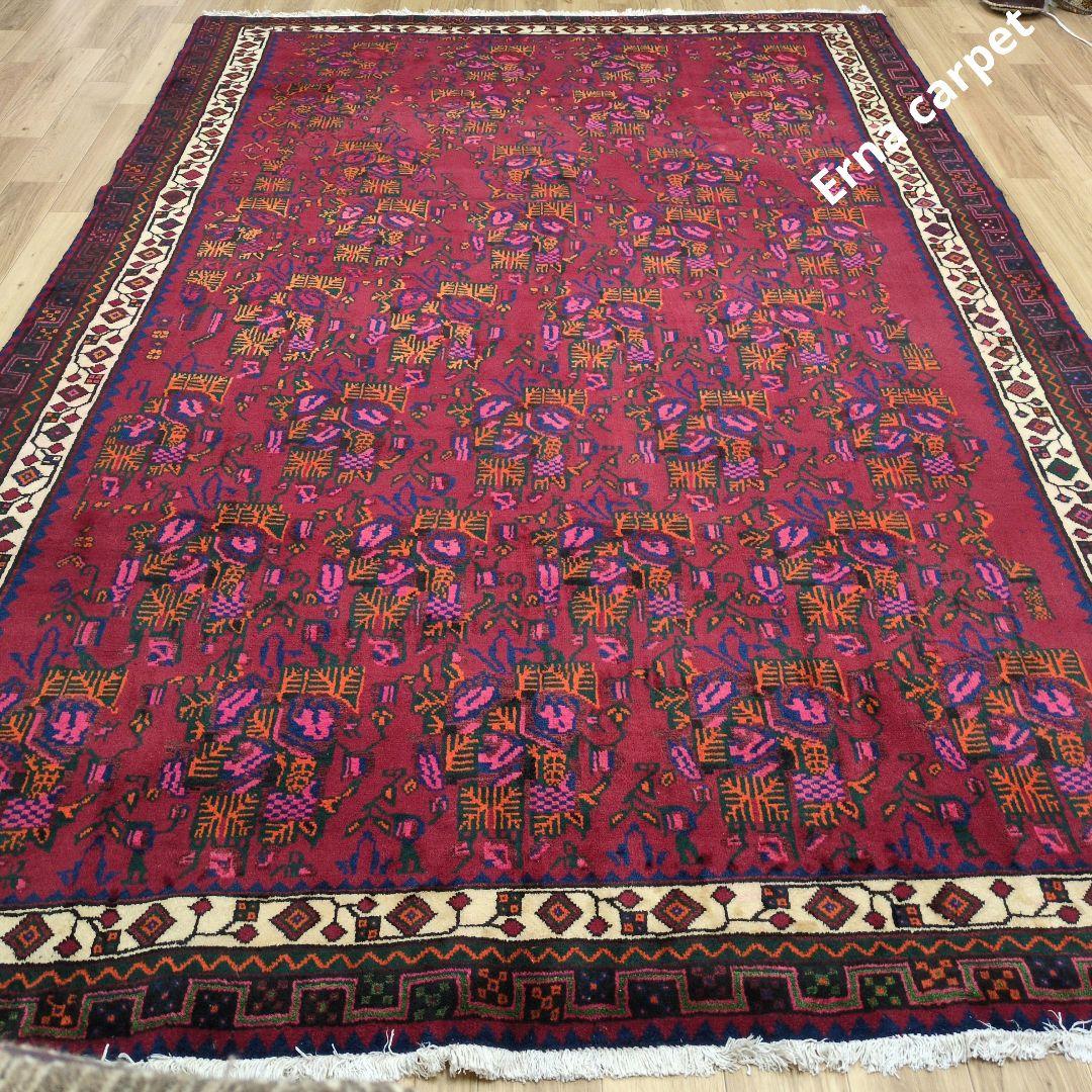 ペルシャ絨毯　シ－ラーズ産 335x210 クリーニング済 shiraz