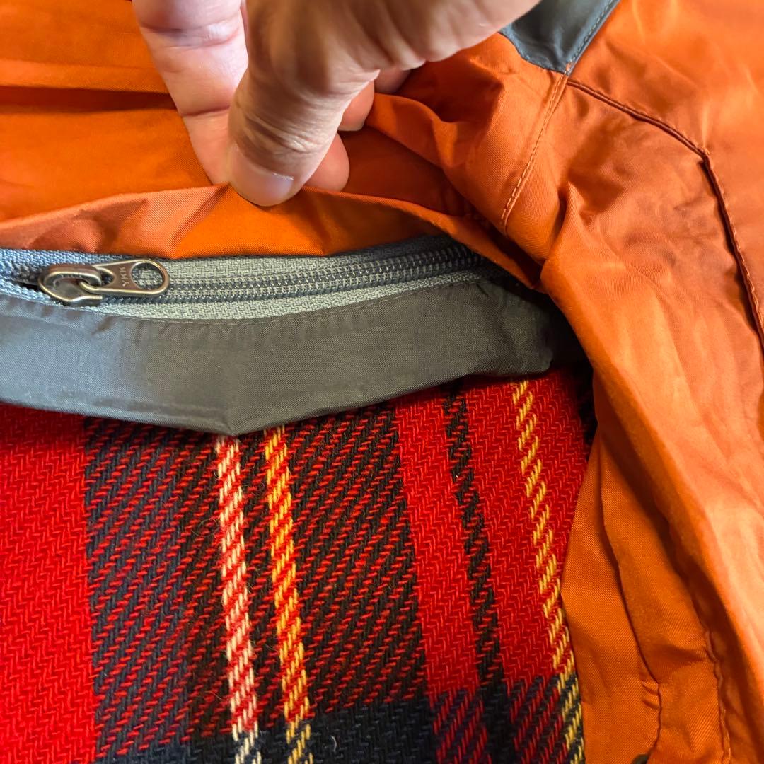 THE NORTH FACE ゴアテックスマウンテンパーカー オレンジ/グレー