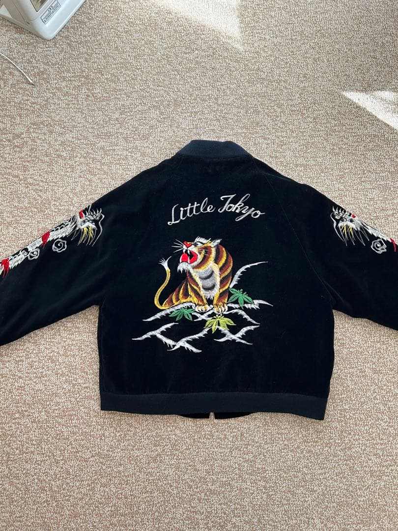 80s～90s 別珍スカジャン 虎柄