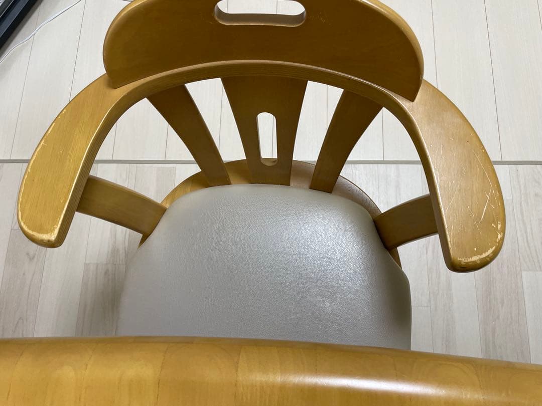 ★ダイニングテーブルと回転チェア5脚セット W1800×D900×H700