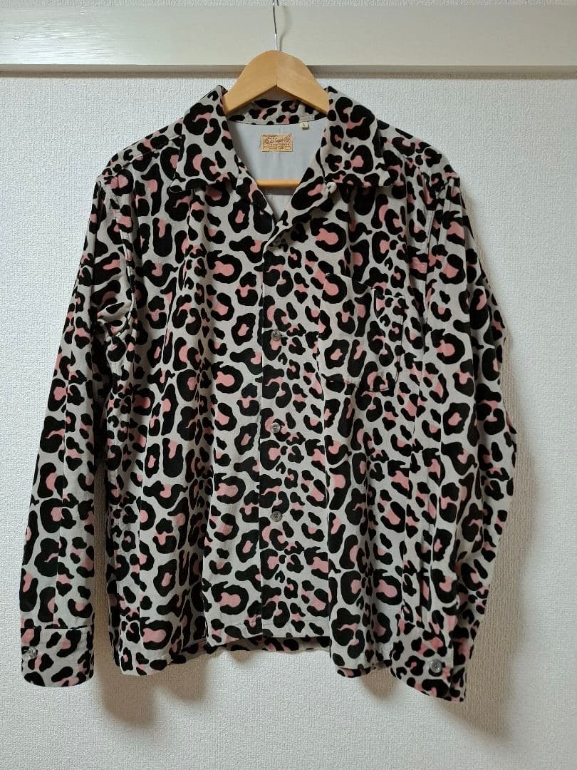 STYLE EYES スタイルアイズ　開襟　レオパード　シャツ　50s