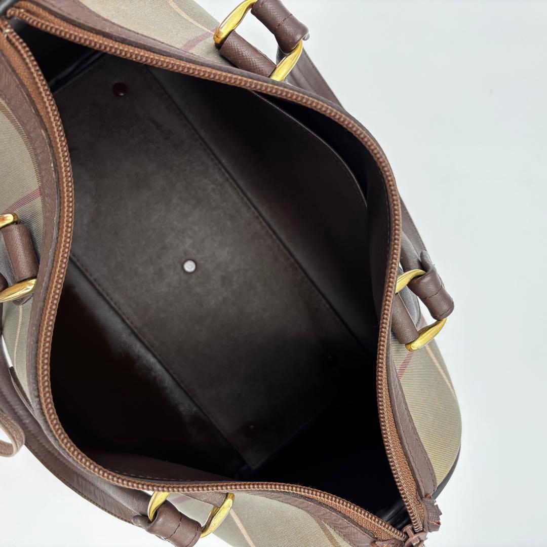 Burberrys バーバリーズ ミニボストンバッグ ヴィンテージ　玉虫色