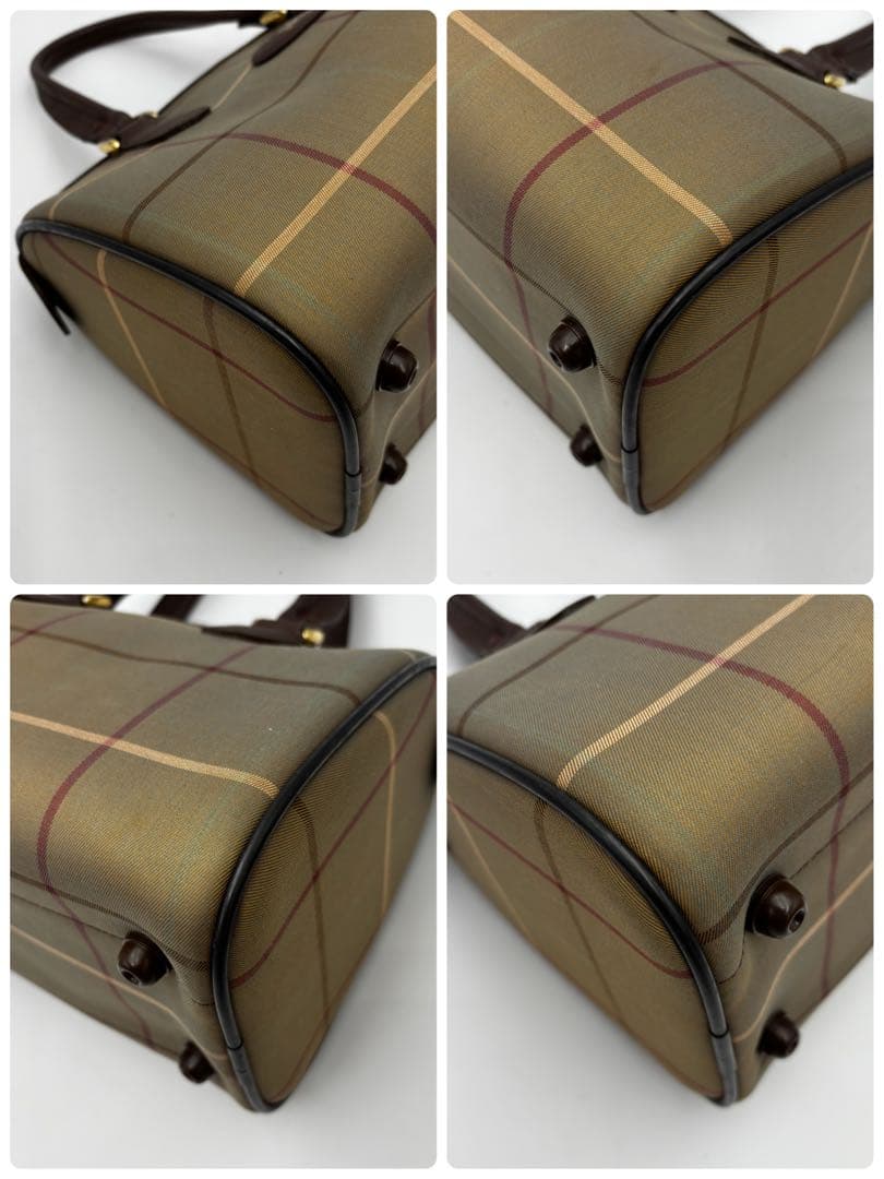 Burberrys バーバリーズ ミニボストンバッグ ヴィンテージ　玉虫色