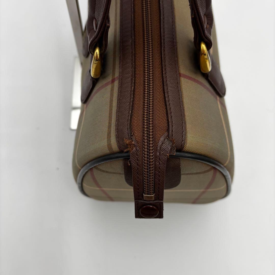 Burberrys バーバリーズ ミニボストンバッグ ヴィンテージ　玉虫色