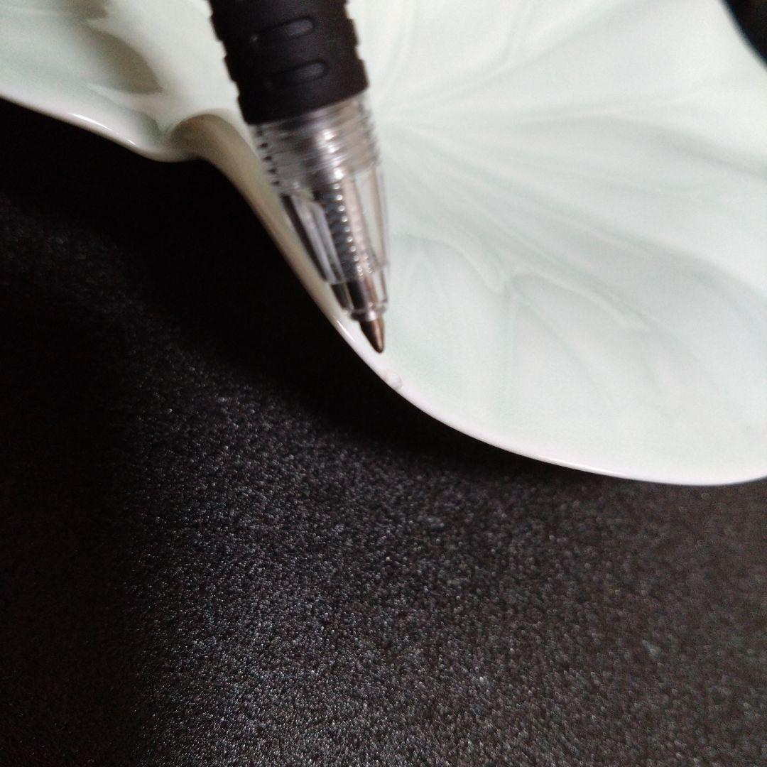 未使用 波佐見焼 光琳窯 葉型 3点脚銘々皿3枚 リーフ型3枚　お祝い