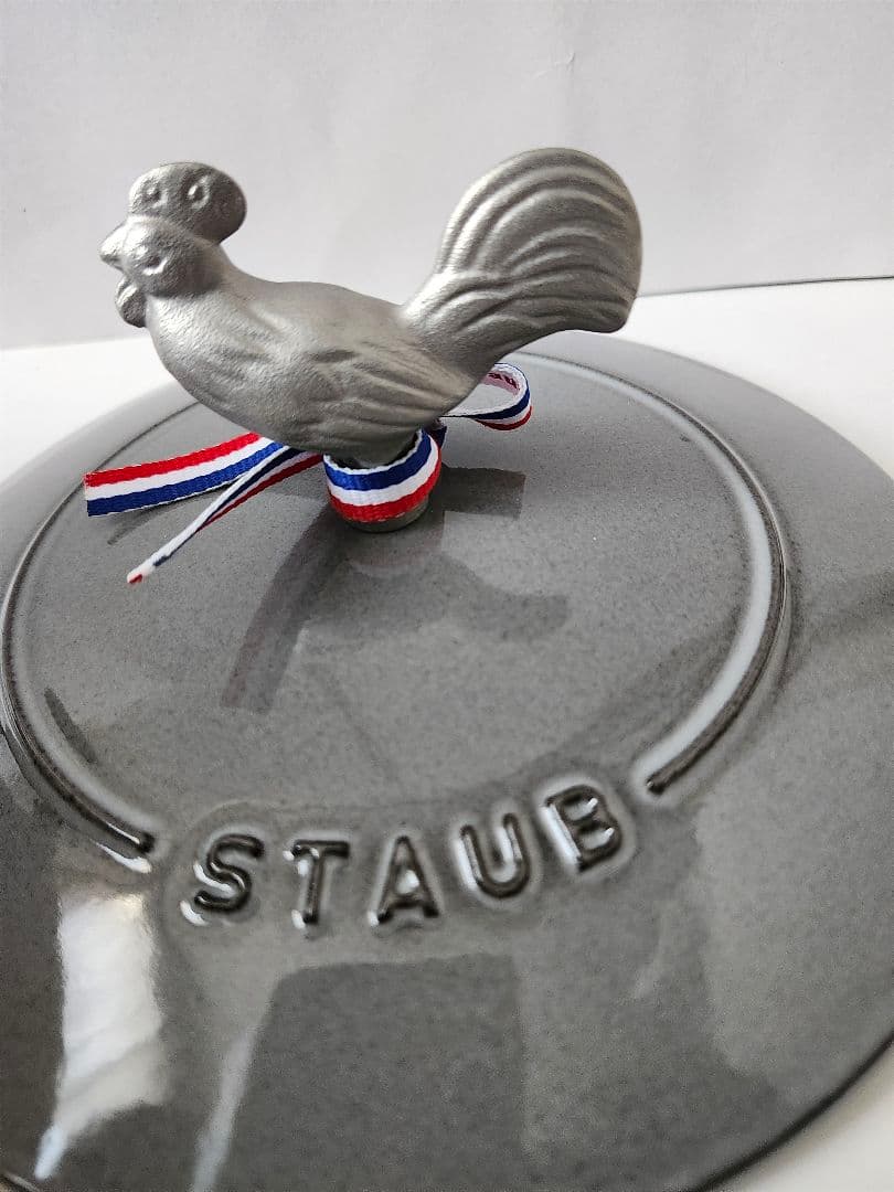 新品未使用　staub　ストウブワナベ　Wa-NABE　L20cm　グレー