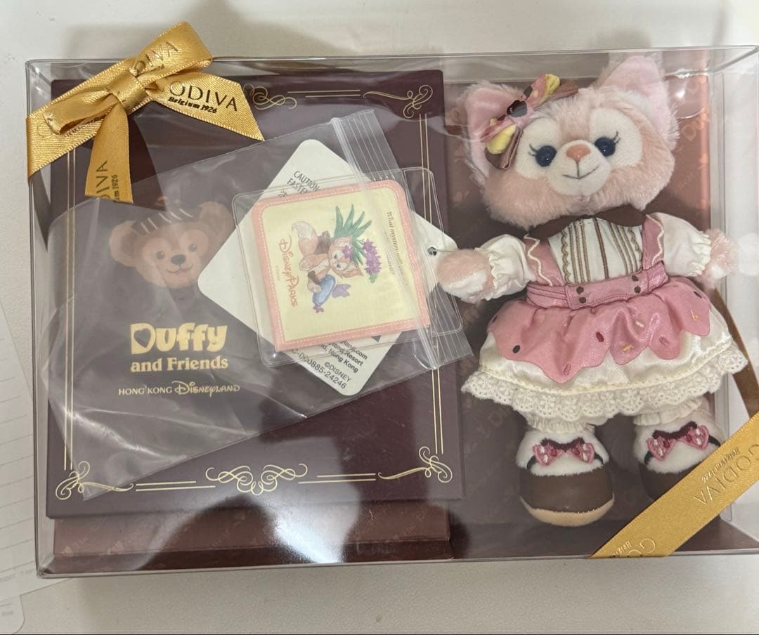 【最終値下げ】香港ディズニーGODIVAコラボ　リーナベルぬいぐるみキーチェーン