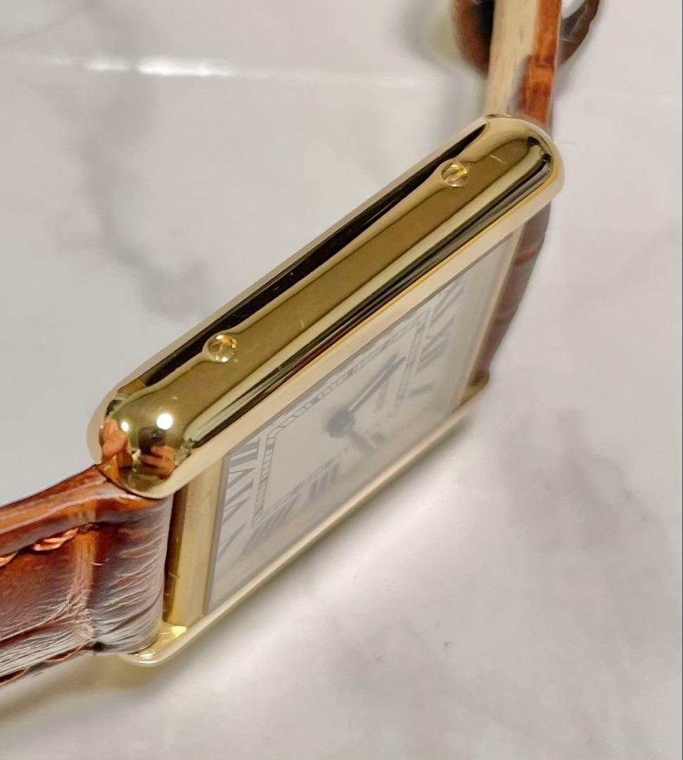 カルティエ CARTIER W5200002 タンクソロ SM K18YG/SS