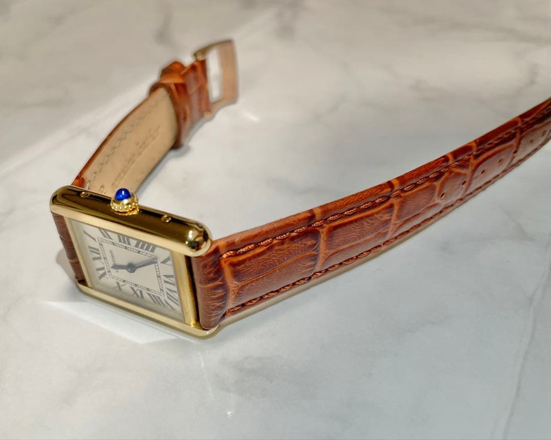 カルティエ CARTIER W5200002 タンクソロ SM K18YG/SS