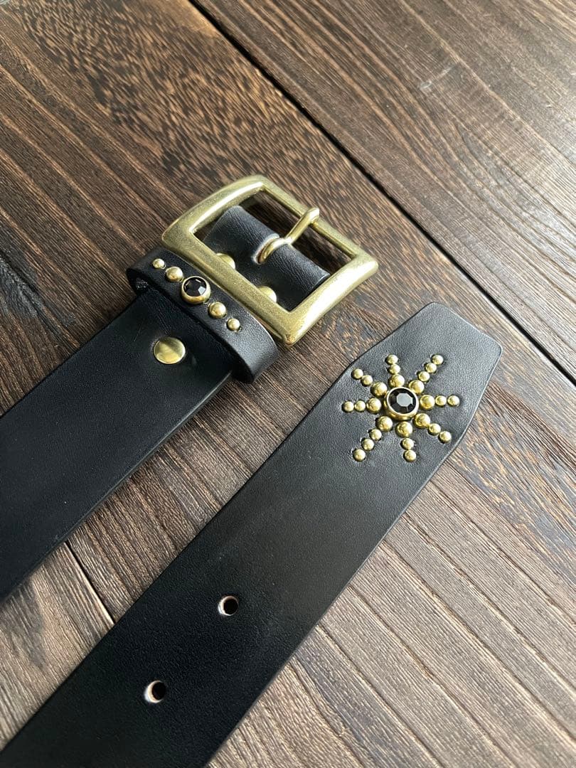 ディッキーズ874専用スタッズベルト　昭南ベンズ　真鍮　HTC CALEE