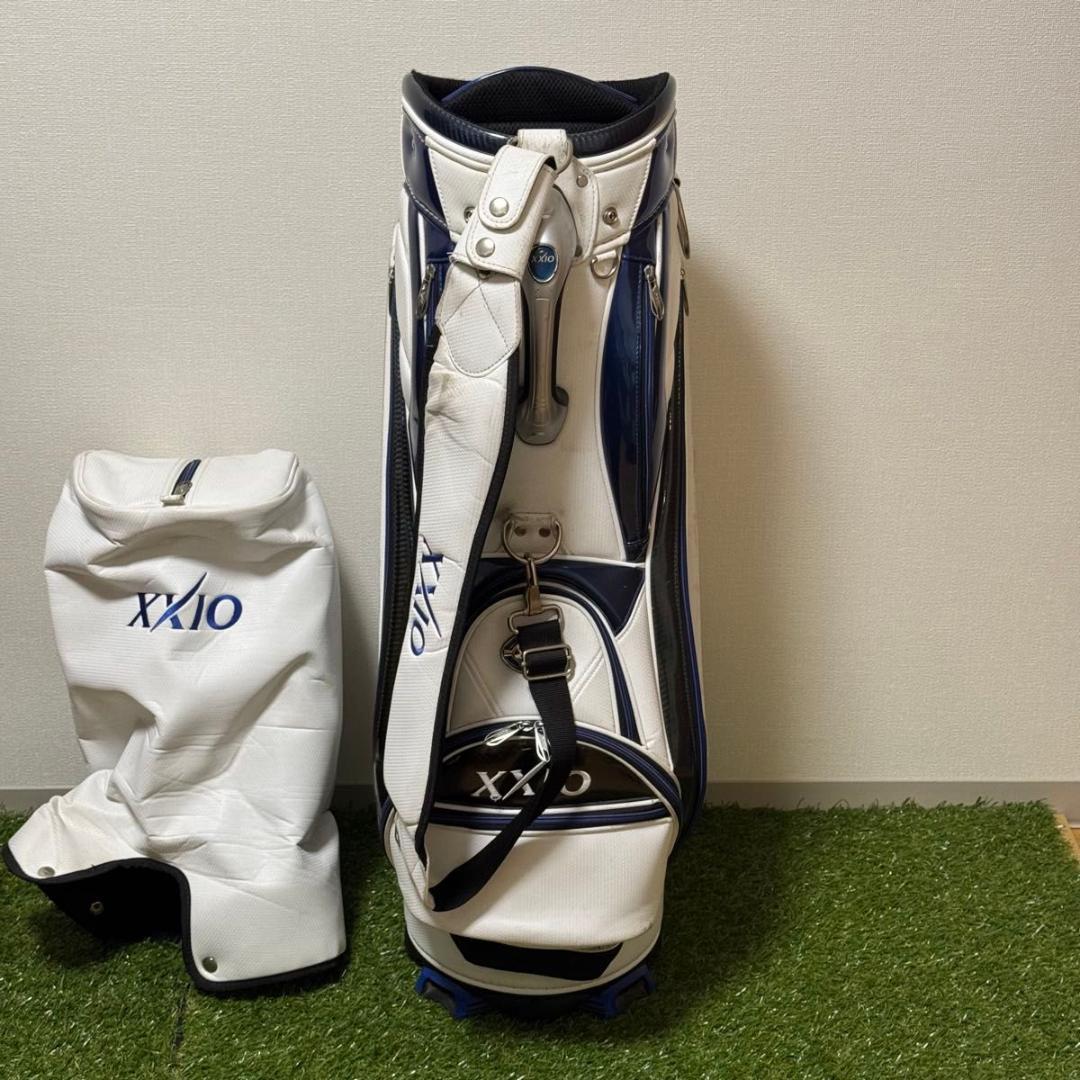 ダンロップ XXIO ゼクシオ キャディバッグ ゴルフバッグ ホワイト