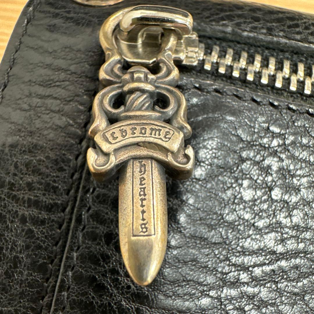 クロムハーツ　長財布　黒　美品✨