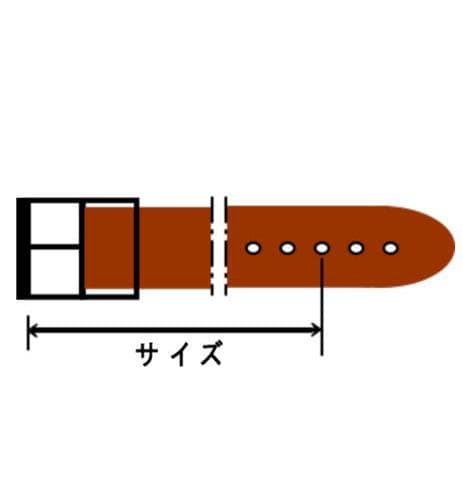AGUMOGU　5ミリ厚ヌメ革ベルトG37バックル 極厚ベルト