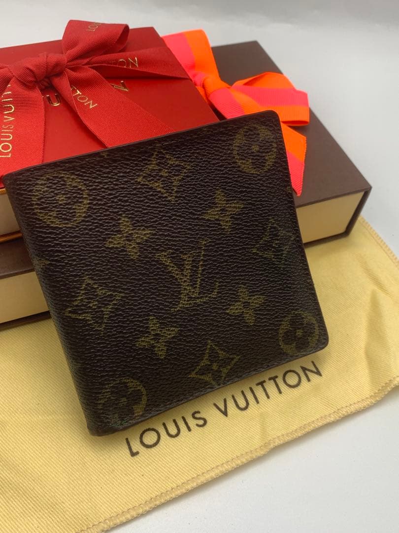 美品‼️ ルイヴィトン　モノグラム　ポルトフォイユ　マルコ　財布　折り財布