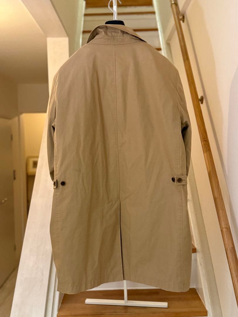 MHL. ベージュ ステンカラーコート　インナーダウン取り外し可