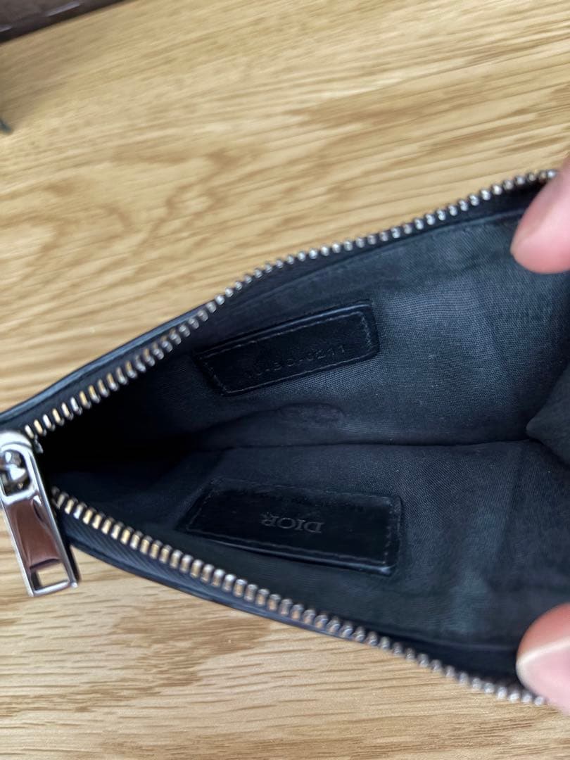 Dior レザー ケース 黒