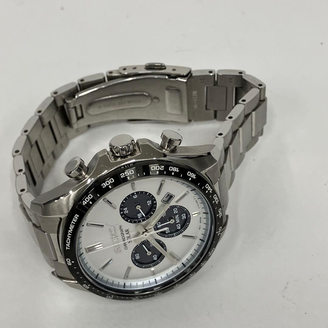 ジョルジオ セイコー クロノグラフ SBPY165 ソーラー V175