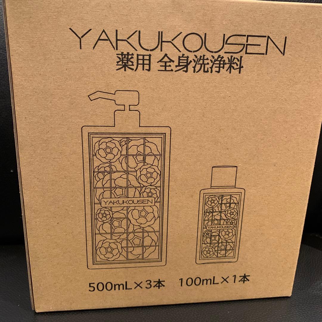 薬酵泉 YAKUKOUSEN 全身洗浄料 500mL×3本 100mL×1本