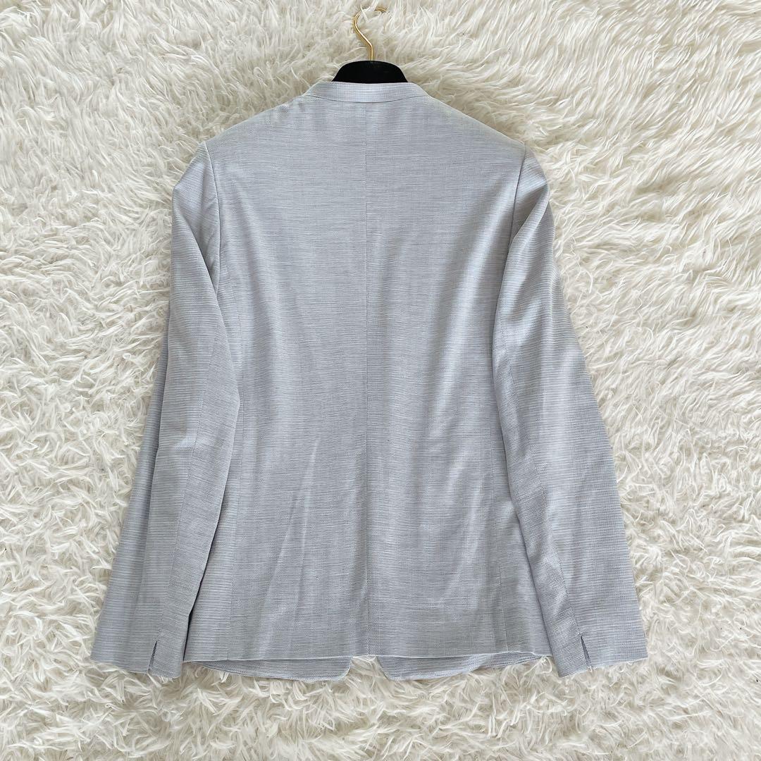 【トゥモローランド】ノーカラージャケット パンツ セットアップ イタリア生地36