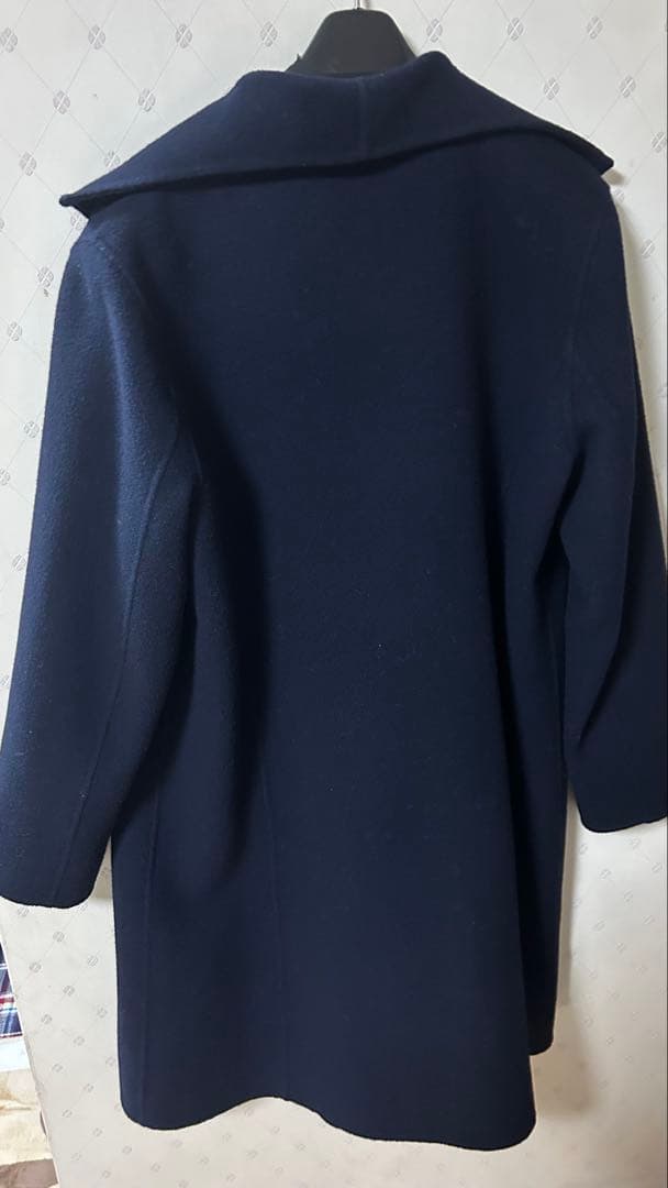 レリアン Leilian 冬用 高級コート 紺色 タグあり 美品 匿名配送