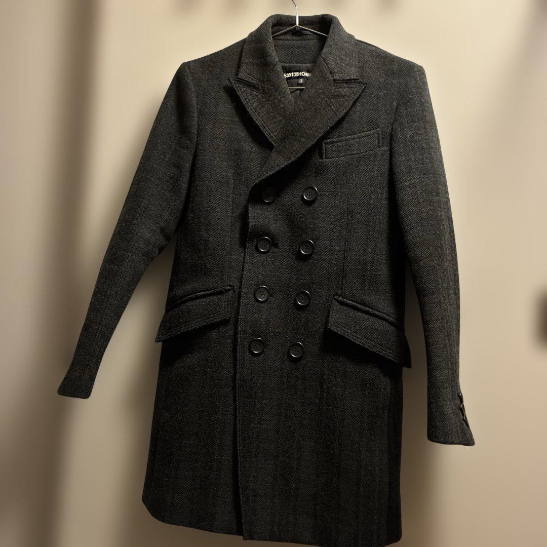 （575）5351pour les hommesダブルブレスト チェスターコート