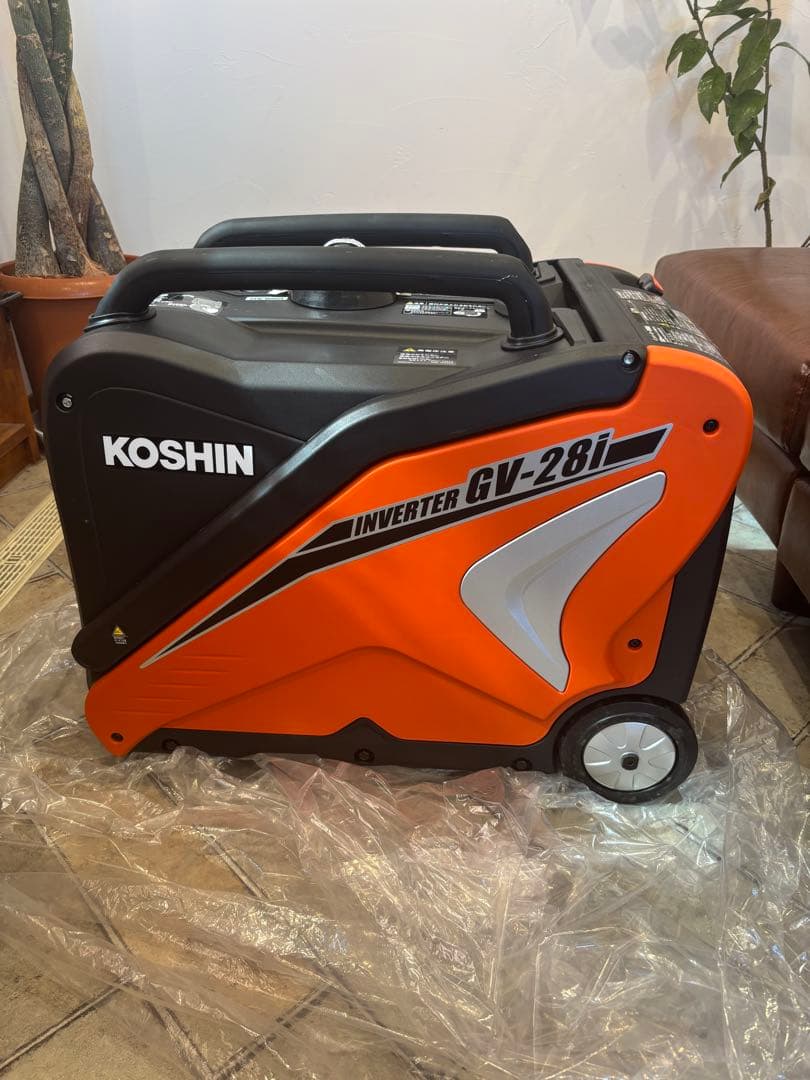 インバータ発電機 GV-28i 工進　コオシン　災害対策　防災　発電機