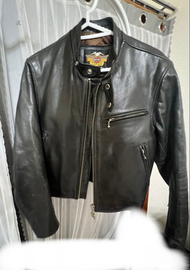 Harley Davidson 黒 ライダースジャケット