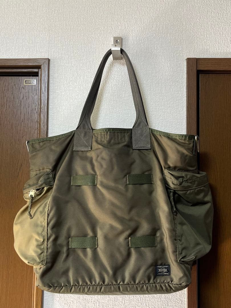 ポーター　フォース2WAYトートバッグ　オリーブドラブ