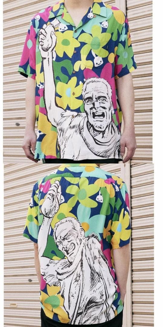 cune L 北斗の拳 アロハシャツ キューン シャツ 3 33000円 半袖