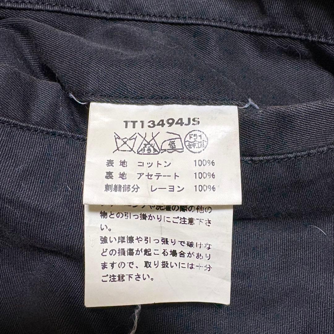 テーラー東洋 ベトジャン ブラック サイズ L 虎 龍 福 刺繍 スーベニア