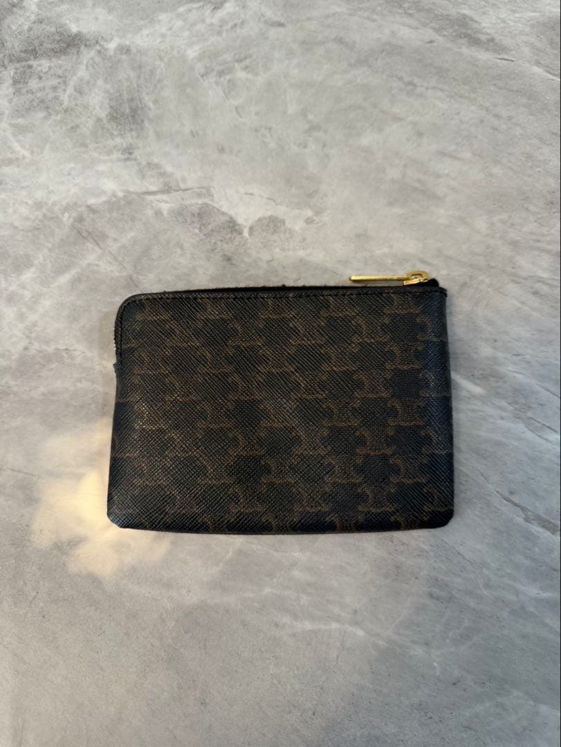 最終値下げ　CELINE ロゴ入りポーチ　美品