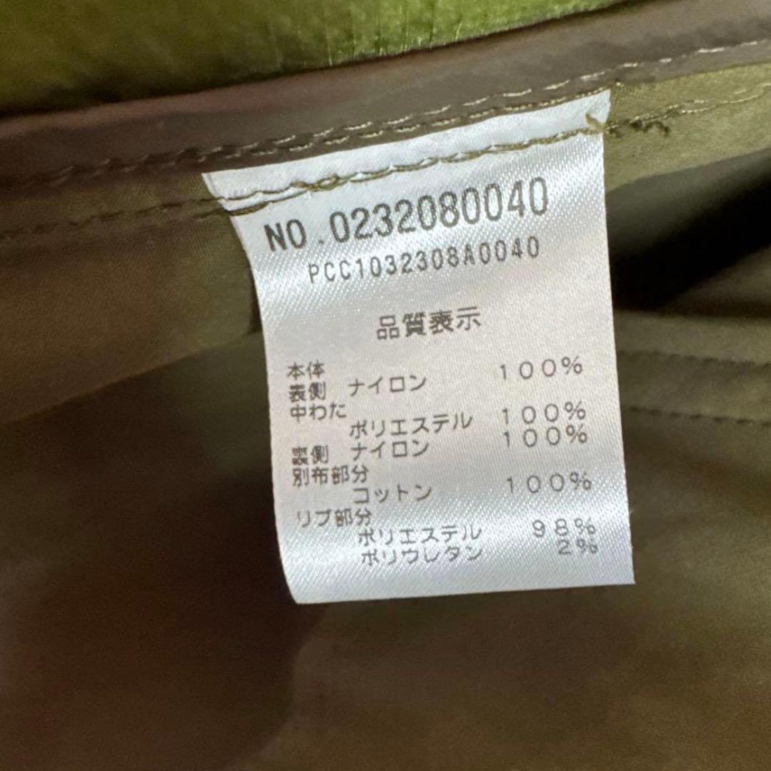 ピュアルセシン 2023AW 異素材MIXモッズコート オリーブ 試着のみ美品