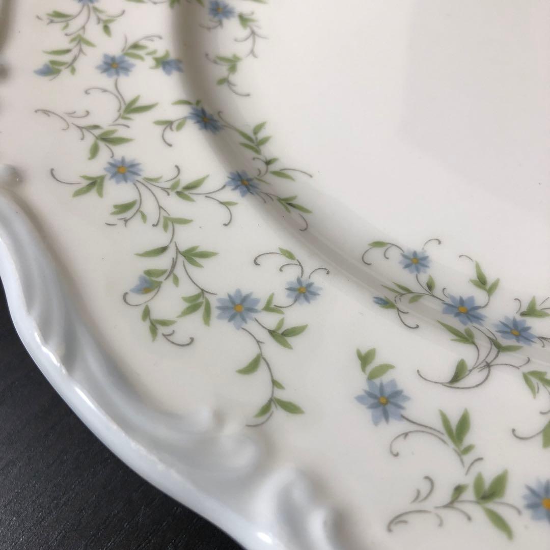 ロイヤルアルバート キャロライン 中皿 27ｃｍ５枚 ディナープレート 小花