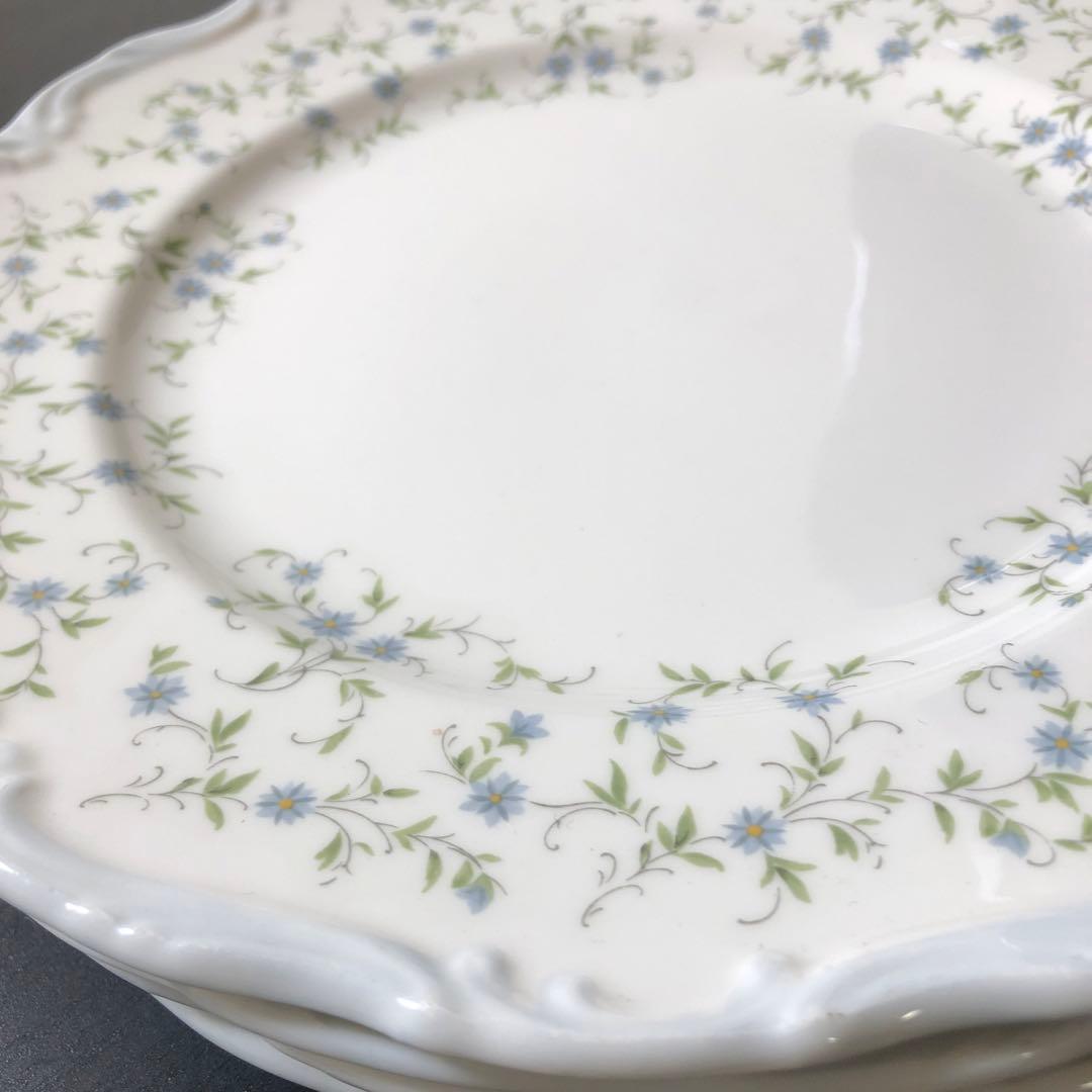 ロイヤルアルバート キャロライン 中皿 27ｃｍ５枚 ディナープレート 小花