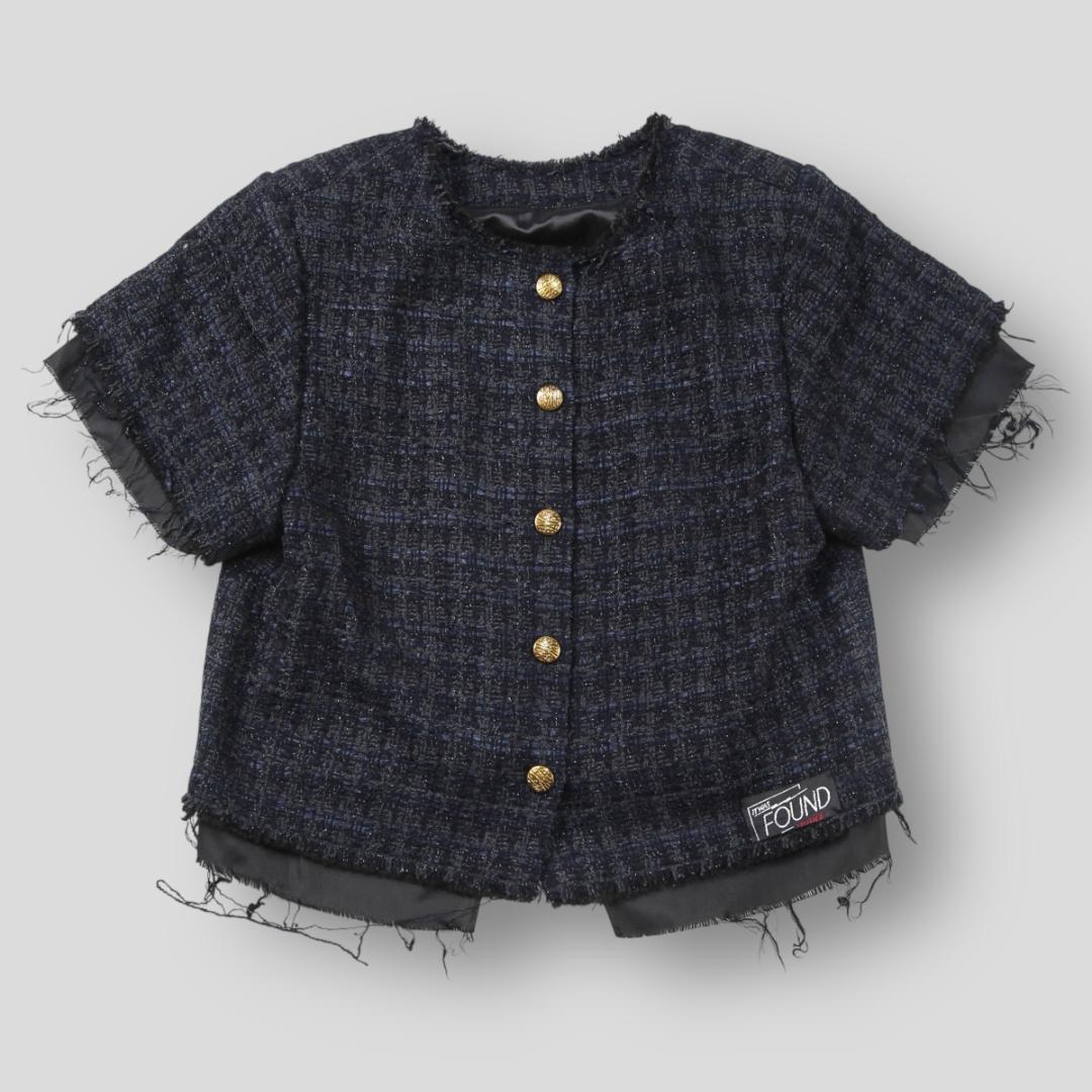 トップス STAND ALONE 23AW 2-WAY FANCY TWEED TOP