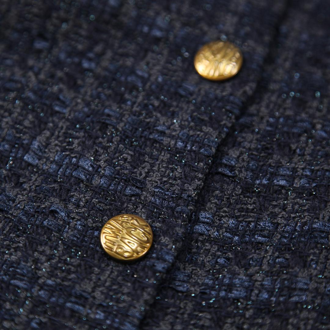 トップス STAND ALONE 23AW 2-WAY FANCY TWEED TOP