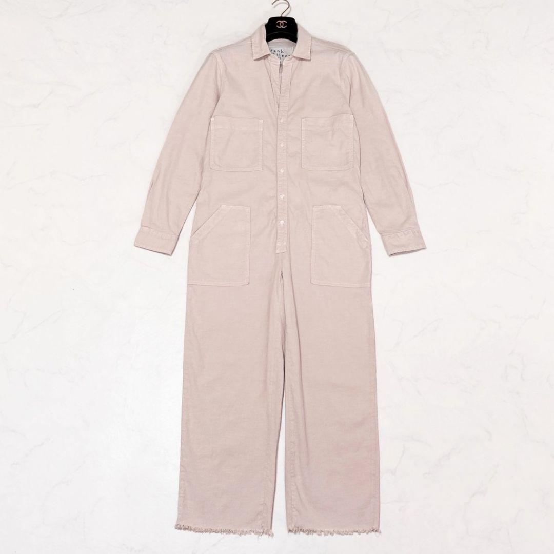 美品✨️ Frank & Eileen　オールインワン　コットン リネン　ピンク