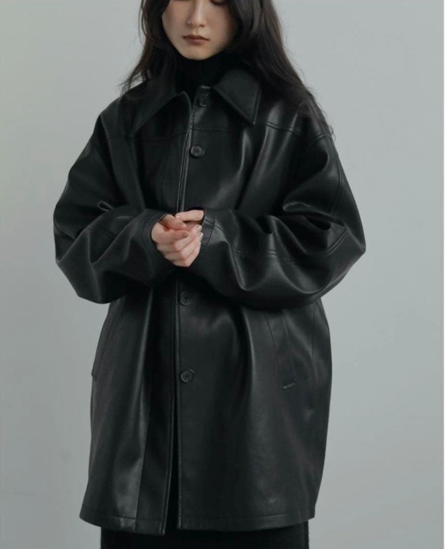 anuke■ecoleather over jacket36
