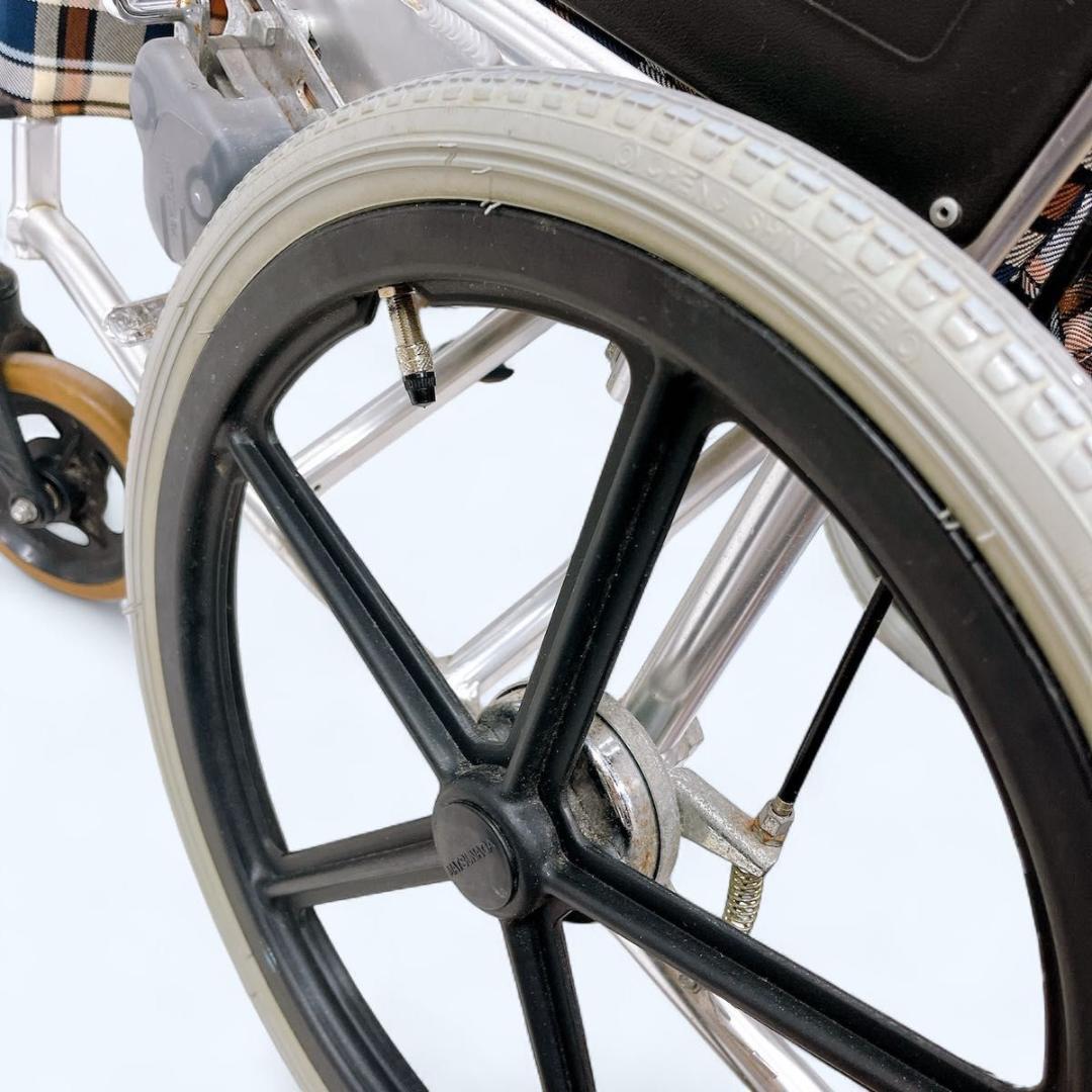 松永製作所 介助用 車いす AR-300 折りたたみ 100kgまで アルミ製