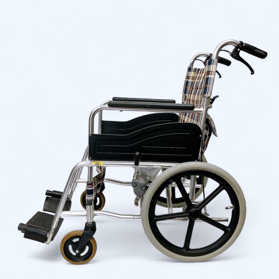 松永製作所 介助用 車いす AR-300 折りたたみ 100kgまで アルミ製