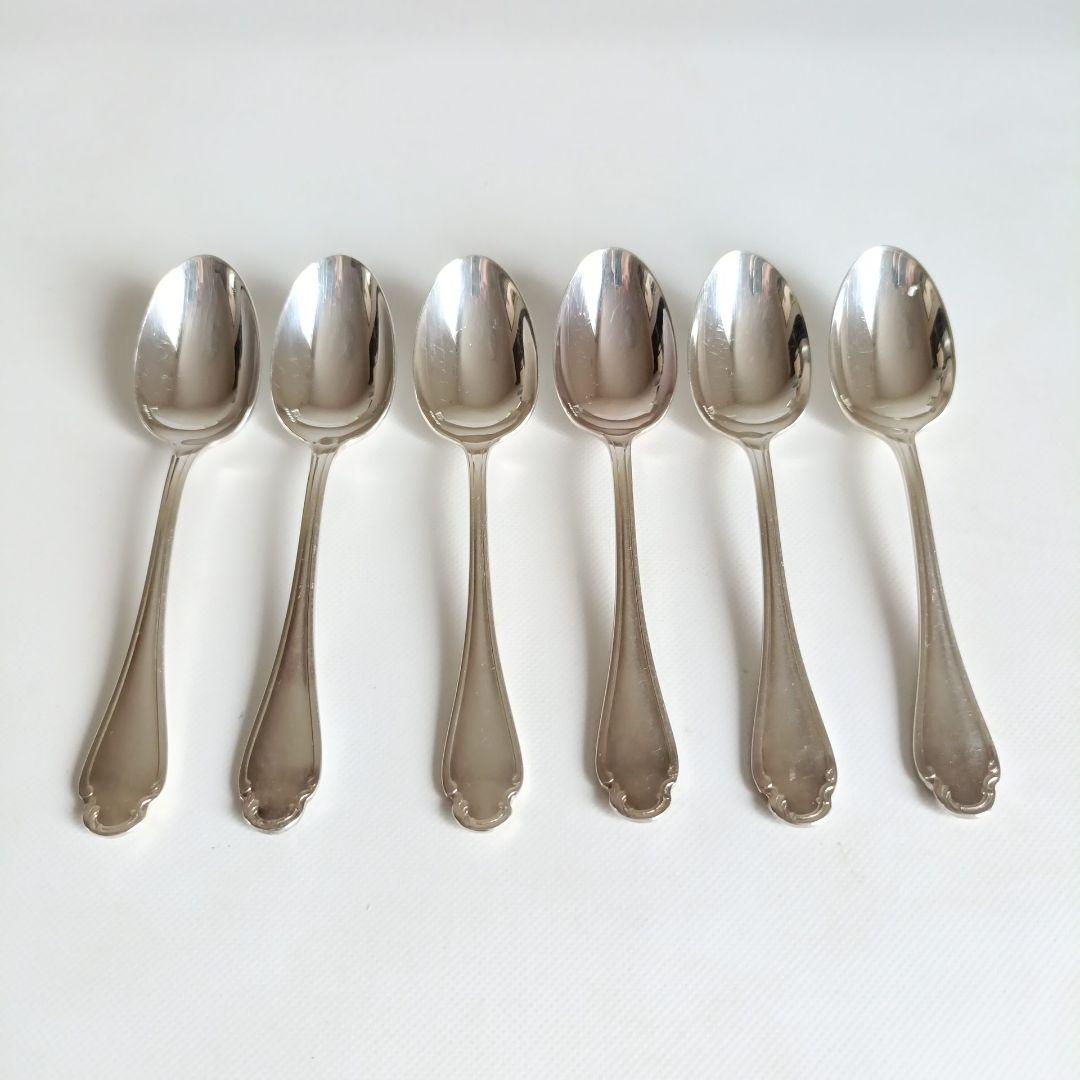 クリストフル CHRISTOFLE ポンパドール ティースプーン 6本