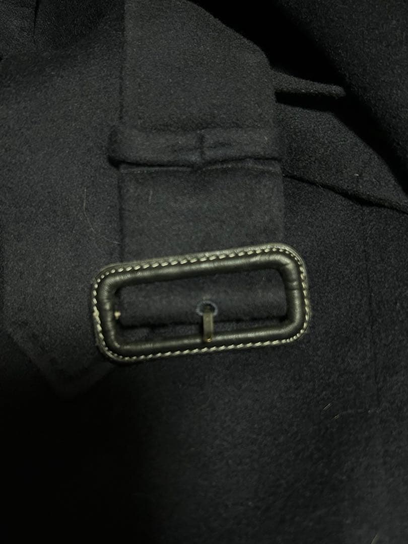 ✨️美品✨　エディフィス　シングルトレンチコート　カシミヤ混　ベルテッド　グレー