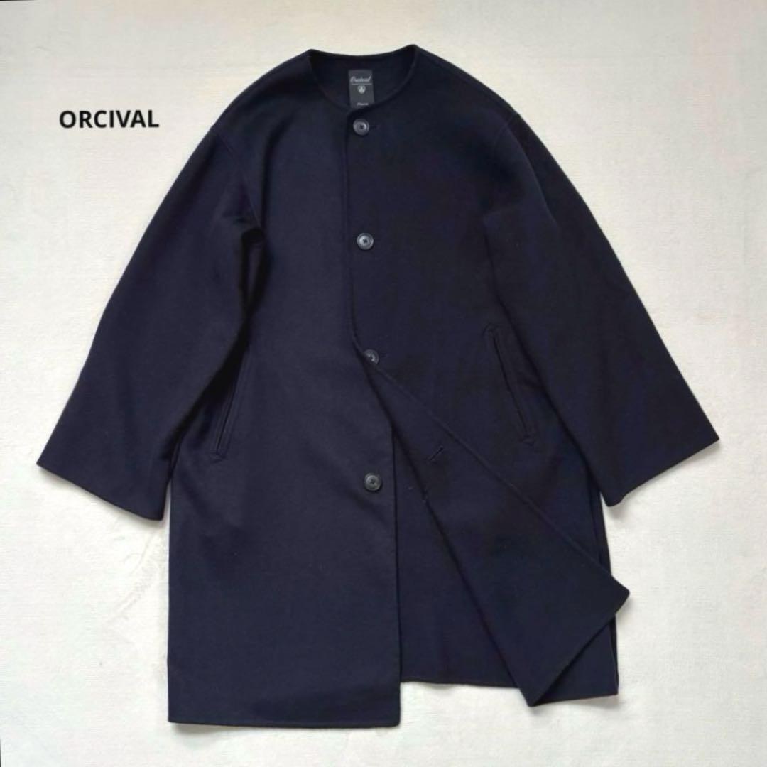 kaco 　オーシバル　ORCIVAL 定価4.2万　ウールリバーコート