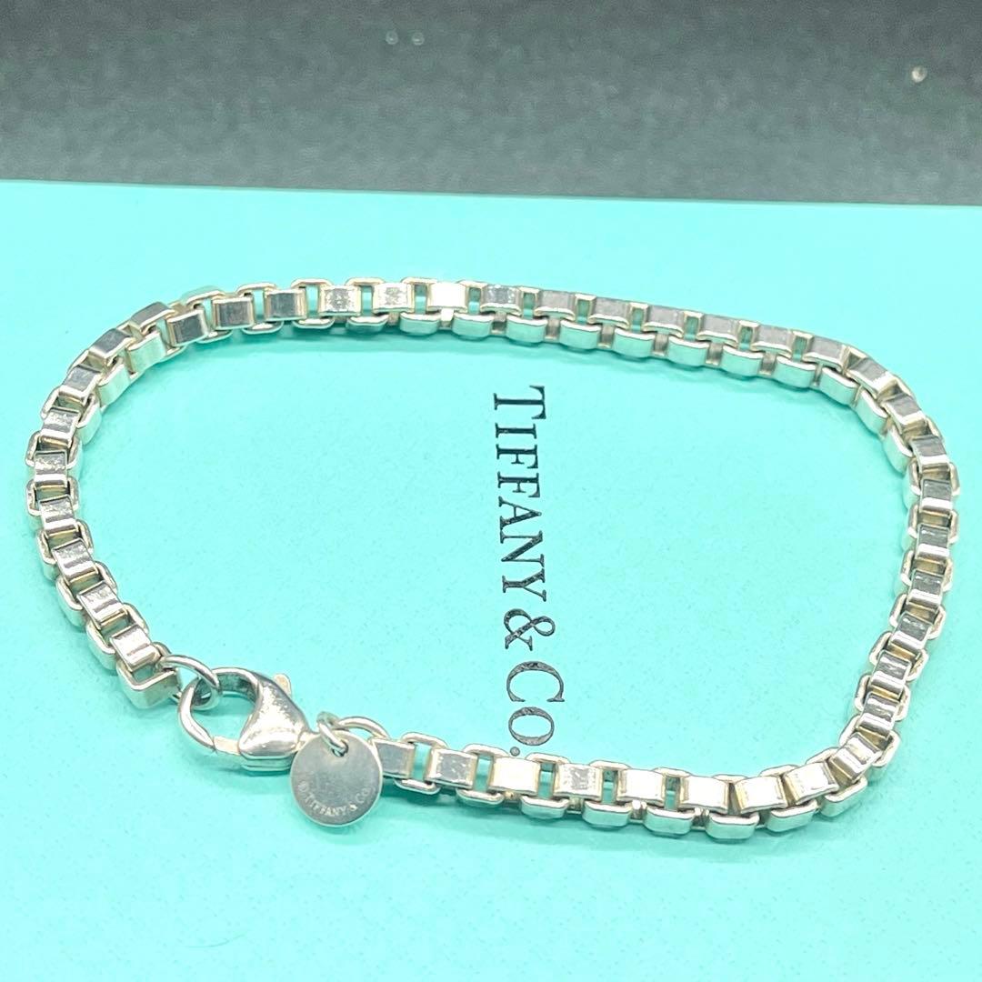美品✨ティファニー ベネチアン チェーンブレスレット SV925 シルバー